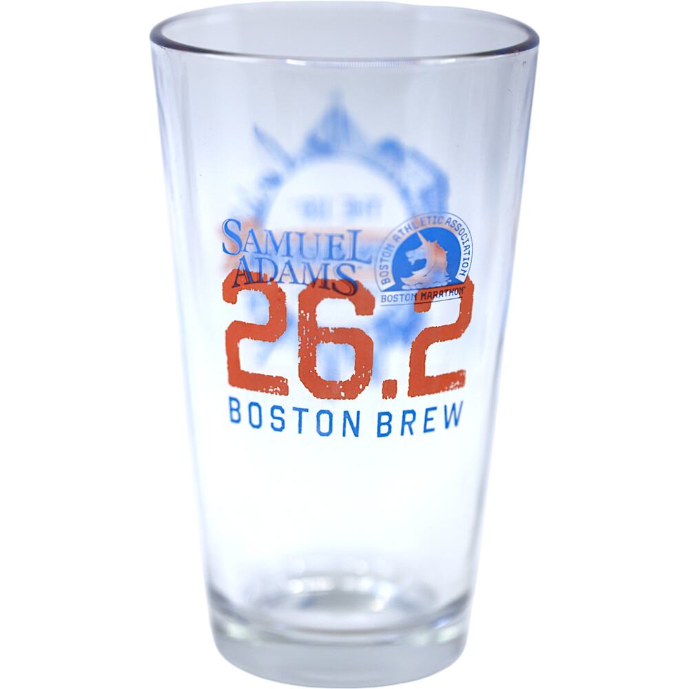 Samuel Adams 118th Boston Marathon 2014 26.2 Boston Brew 6" 16oz Pint Glass